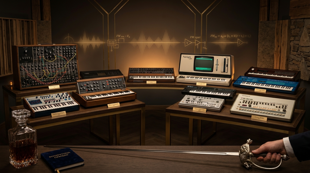 Historia klasycznych syntezatorów i samplerów - Sarmata Lab Studio Sanopk
